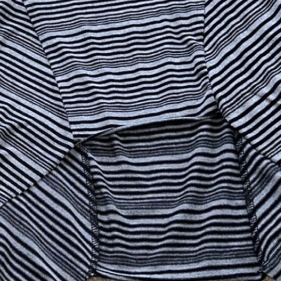 Free People Gray & Black Racerback Style Stretchy Fit & Flare Dress. Sm - Picture 10 of 12